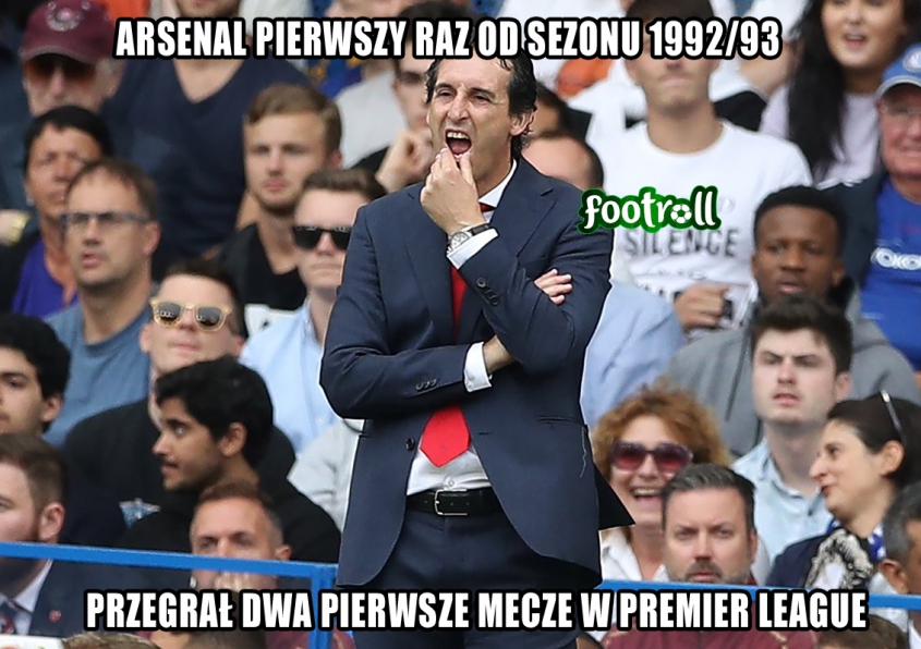 PIERWSZY RAZ zdarzyło się to Arsenalowi od sezonu 1992/93....